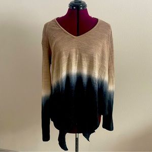 Brand: Young, fabulous, and broke. Size small. Long sleeved, ombré sweater.